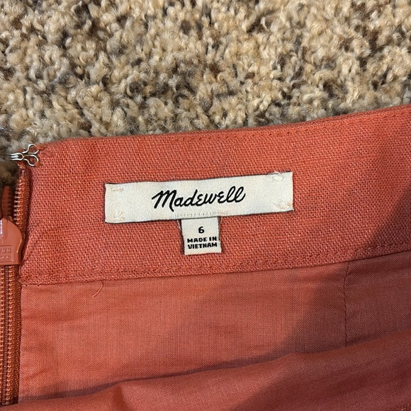 Madewell Coral Pencil Skirt - Picture 3 of 7